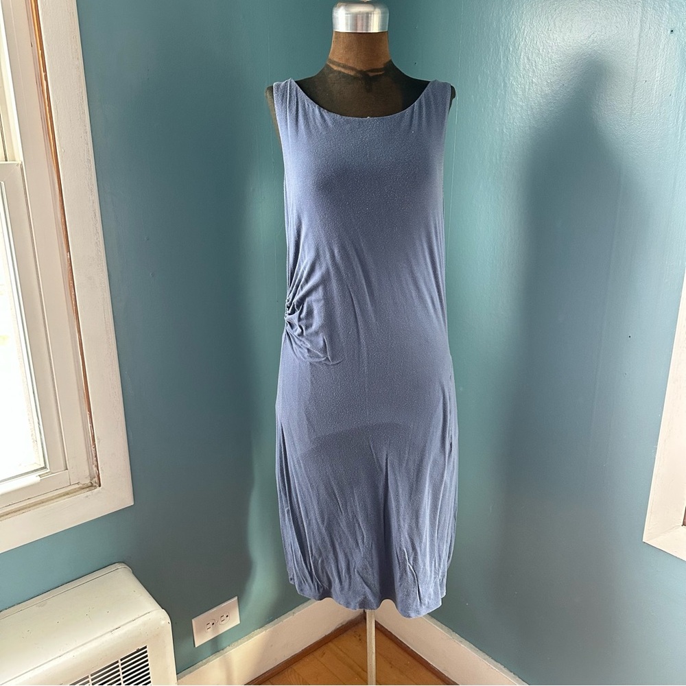 Horny Toad Strapless Reversible Dress in Light Blue/Black
